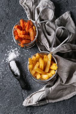 Patates kızartması çeşitli