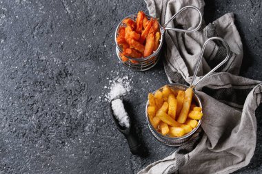 Patates kızartması çeşitli