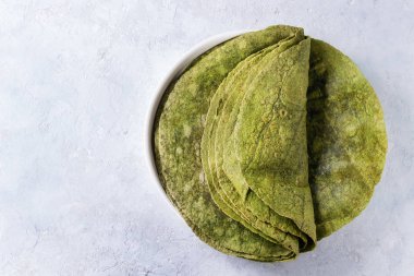 Yeşil ıspanak tortilla