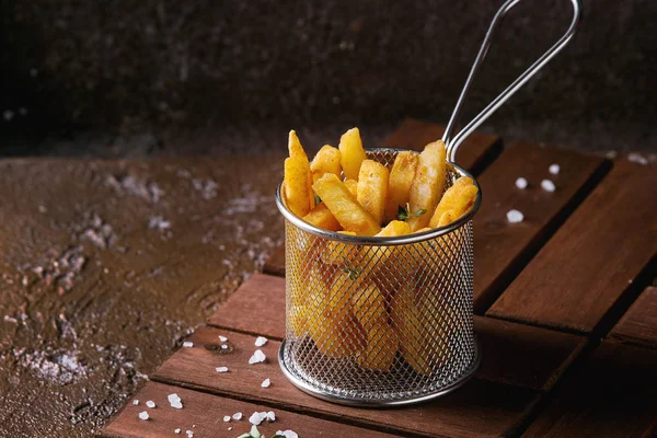 Varietà di patatine fritte — Foto Stock