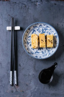 Japon haddelenmiş omlet Tamagoyaki