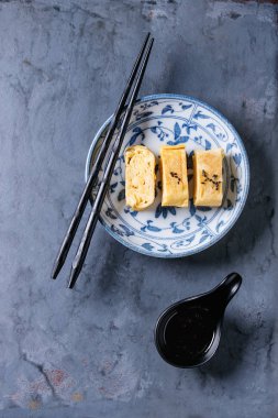 Japon haddelenmiş omlet Tamagoyaki