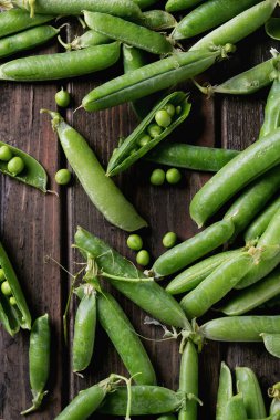 Genç yeşil bezelye