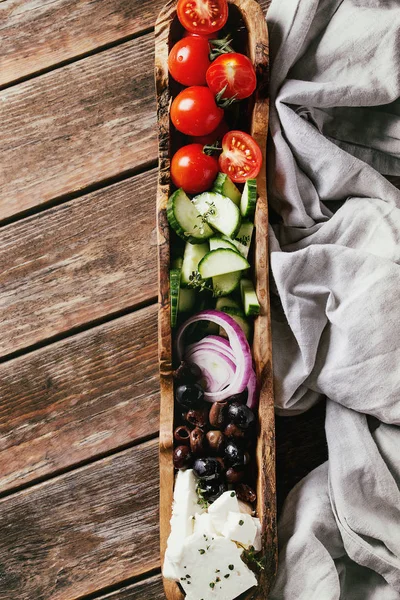 Ingrédients pour salade grecque — Photo