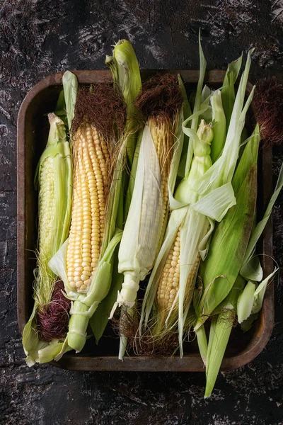 Genç ham mısır koçanı