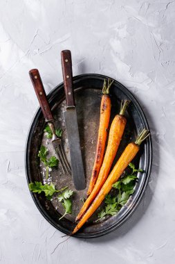 Kavrulmuş genç havuç