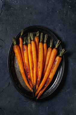 Kavrulmuş genç havuç