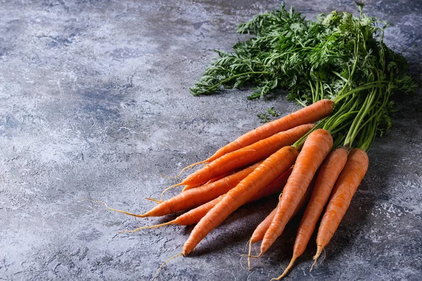 Пакет свежей моркови — стоковое фото