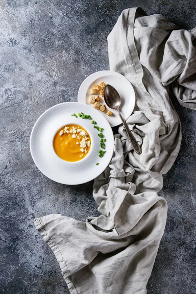 Kabak havuç çorbası — Stok fotoğraf