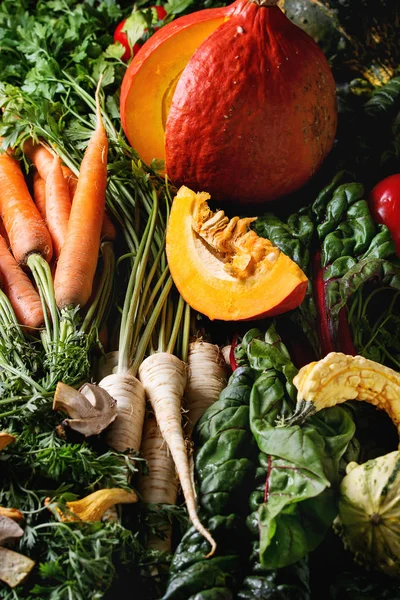 Scala aan herfst oogst groenten — Stockfoto