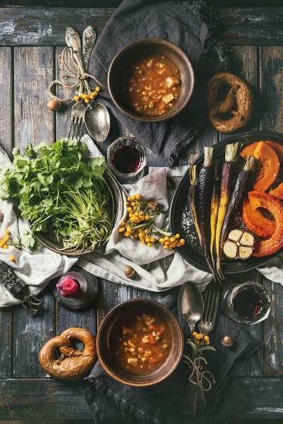 Tablo çorba kase ile ayarlama