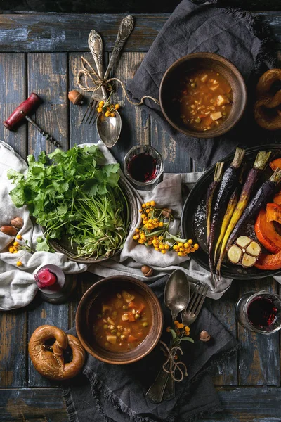 Tablo çorba kase ile ayarlama