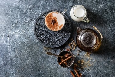 Masala chai malzemelerle
