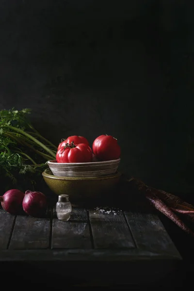 Natureza morta com verduras — Fotografia de Stock