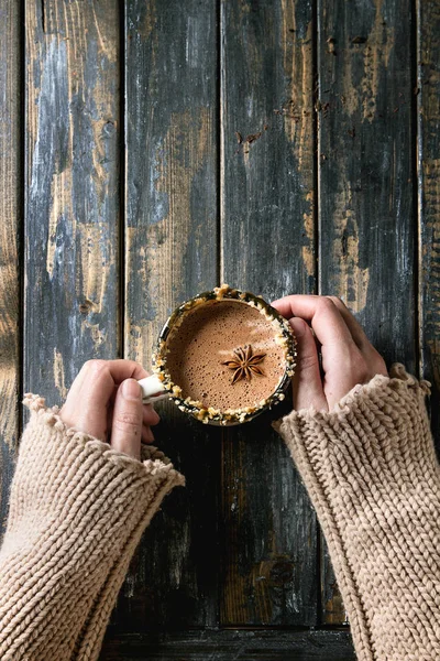 Tasse de chocolat chaud — Photo