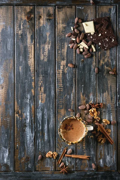 Taza de chocolate caliente — Foto de Stock