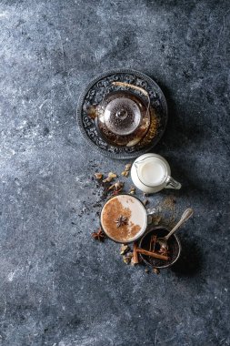 Masala chai malzemelerle