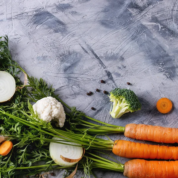 Vegetables for cooking soup — Stock Photo, Image