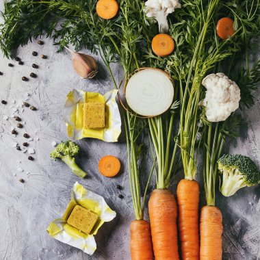 sebze çorbası yemek pişirmek için