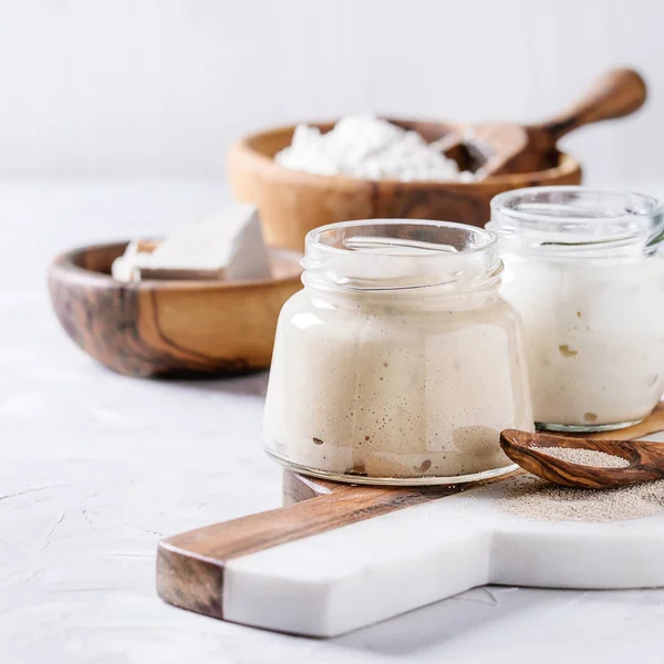 Pasta madre per la cottura del pane — Foto Stock