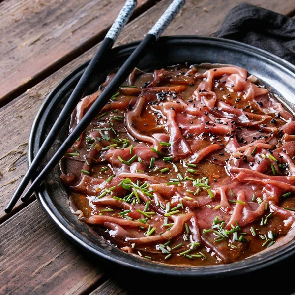 Estilo asiático Carpaccio de ternera — Foto de Stock