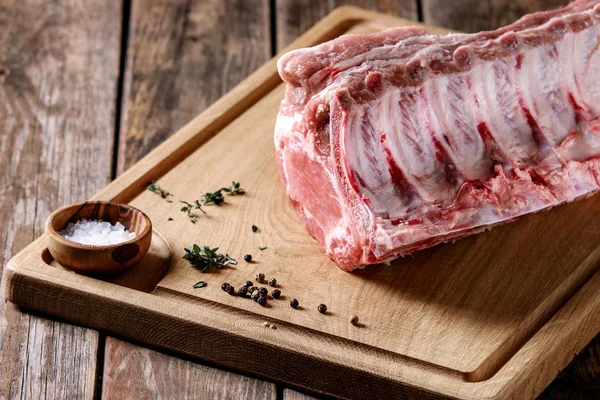Kaburga ile domuz bel — Stok fotoğraf