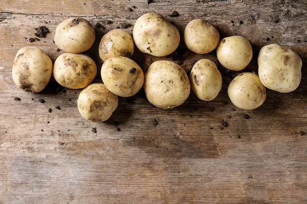 Ham organik patates — Stok fotoğraf
