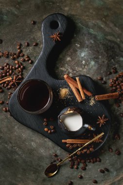 Latte için malzemeler