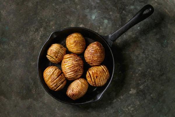 Acordeão batatas assadas — Fotografia de Stock