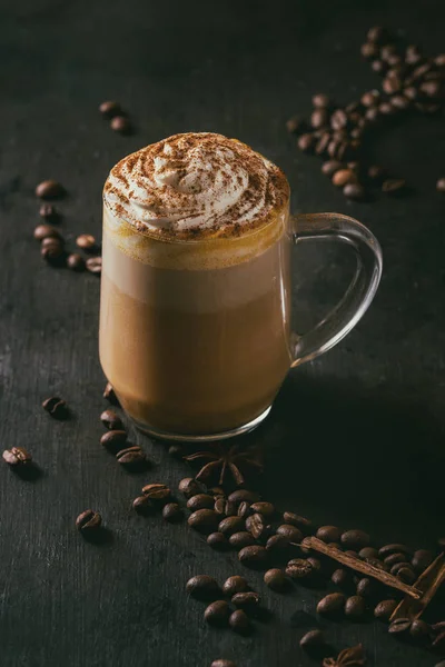 Tök latte pohár — Stock Fotó