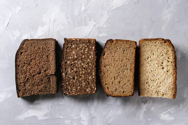 Odmiany chleba żytniego — Zdjęcie stockowe