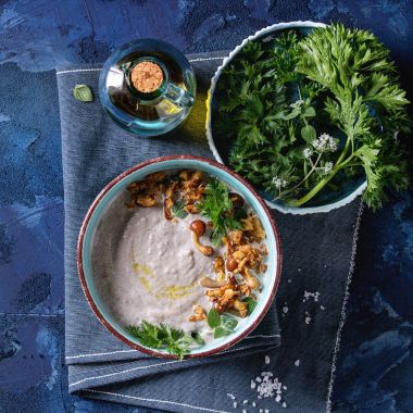 Mantar kremalı çorba.