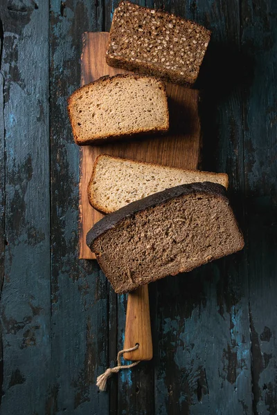 Varietà di pane di segale — Foto Stock