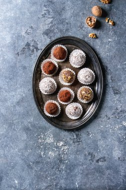 El yapımı çikolata truffles