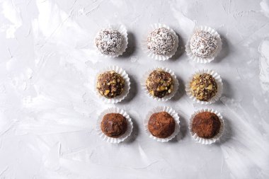 El yapımı çikolata truffles