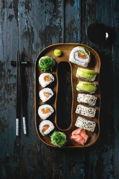 Set di panini di sushi — Foto Stock