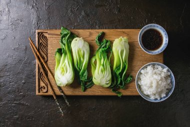 Bok choy pirinç