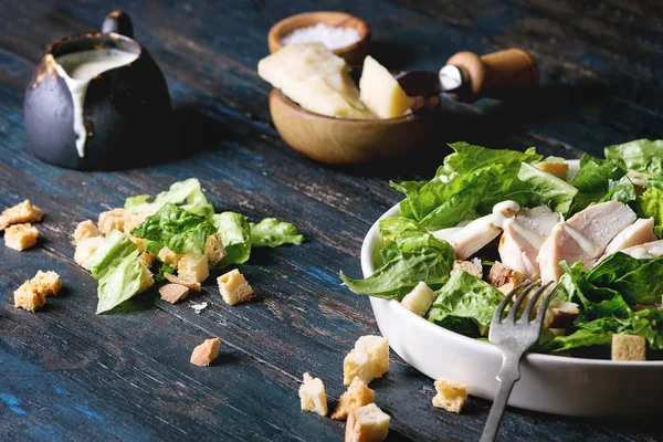 Класичний салат "Цезар" — стокове фото