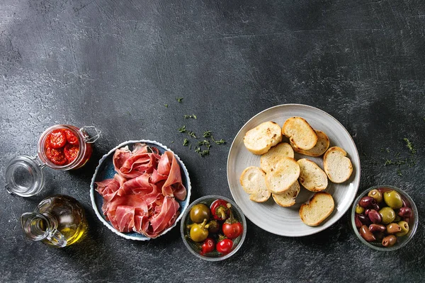 Ingredientes para tapas — Fotografia de Stock