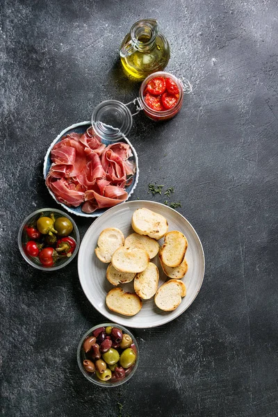 Ingredientes para tapas — Fotografia de Stock