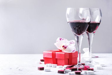 Aşk Sevgililer günü tebrik kartı