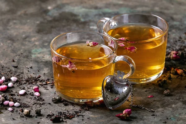 Dos vasos de té caliente — Foto de Stock