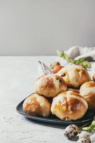 Quente Cruz Buns — Fotografia de Stock