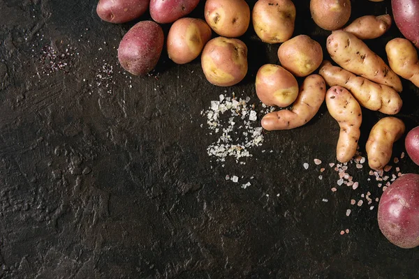 Variasi kentang mentah — Stok Foto