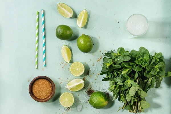 Ingredienti per il mojito — Foto Stock