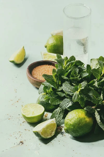 Ingredienti per il mojito — Foto Stock