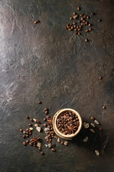 Variedade de grãos de café — Fotografia de Stock