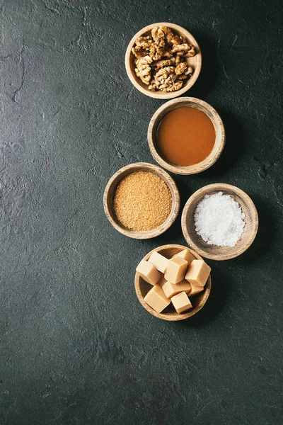 Salted caramel fudge — Stock Photo, Image