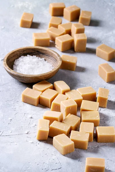 Fudge de caramelo salgado — Fotografia de Stock