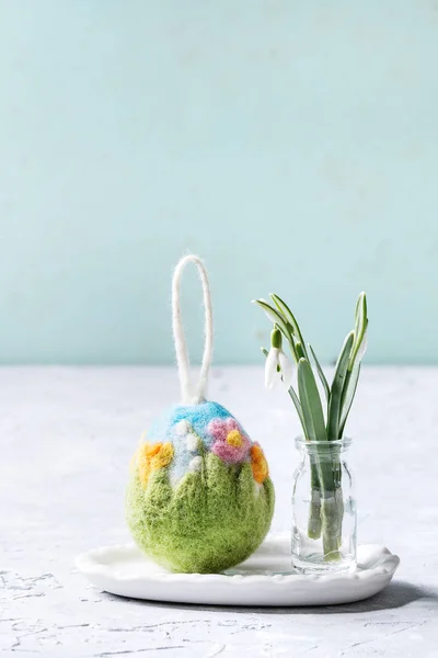 Vilten Easter egg — Stockfoto